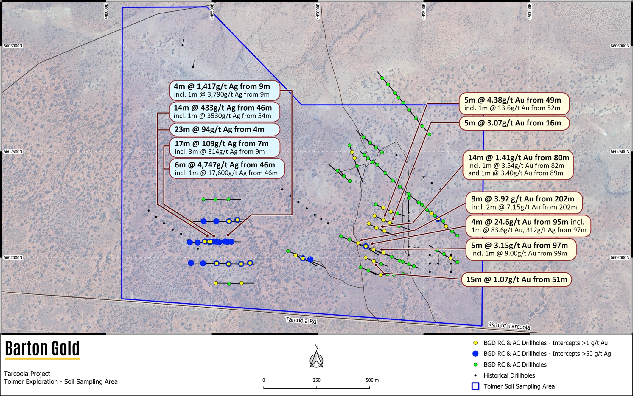Completion of Diamond Drilling on High Grade Tolmer Prospect