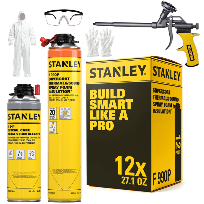 Stanley SuperCoat and OneClickDIY Drive the Next Generation of DIY Spray Foam Insulation